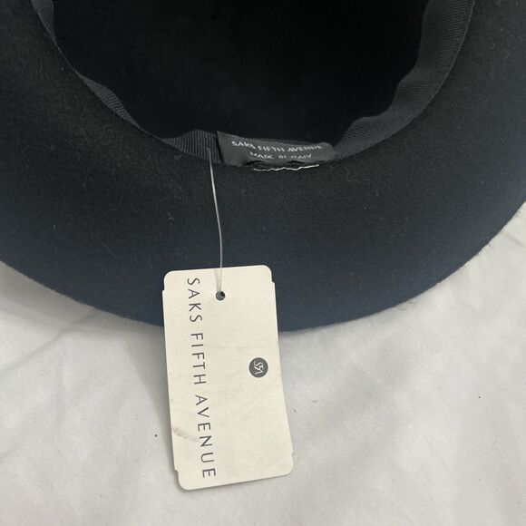 Vintage Saks 5th Avenue  Bowler Hat  Made in Italy 100% Wool